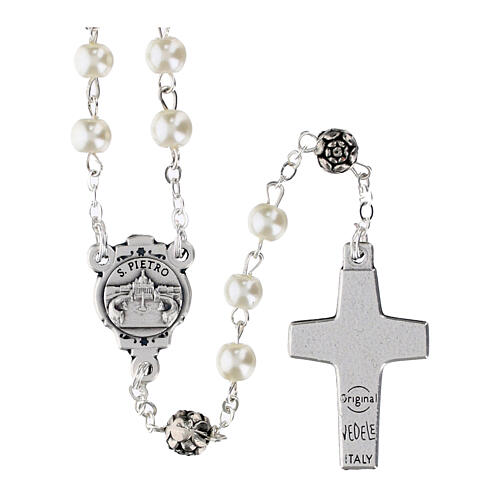 Rosenkranz und Schlüßelanhänger Papst Franziskus 4