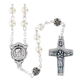 Rosario e portachiavi Papa Francesco
