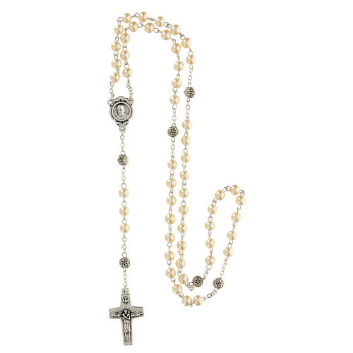 Pope Francis rosary and keyring 6