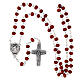 Rosario marrón y cruz Papa Francisco s6