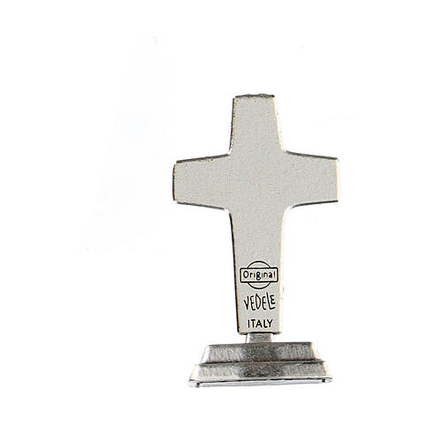 Chapelet noir et croix Pape François 4