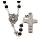 Pope Francis mahogany rosary and cross s3