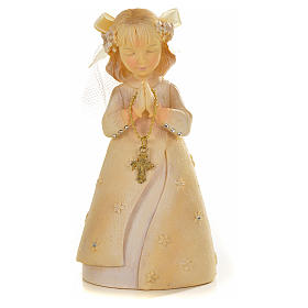 Religiöse Geschenke: Betendes Mädchen aus Harz