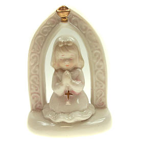 Young girl in ceramic, First Communion 11cm