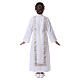 Aube Première Communion blanc scapulaire passementerie strass s10