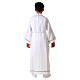 First Holy Communion alb with pleats and braided border on hem and sleeves s11