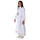 First Communion alb with braided border on hem and sleeves s8