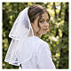 Communion veil in tulle with comb s3