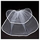 Communion veil in tulle with comb s4