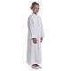 First Communion alb trimmed scapular and eucharistic symbols s5