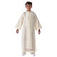 Communion tunic with chalice embroidery and scapular edged on the front and on the back gold s1