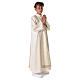 Communion tunic with chalice embroidery and scapular edged on the front and on the back gold s6