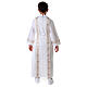 First communion dress with golden hem and high collar s14