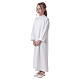 Aube Première Communion polyester évasé col montant s5