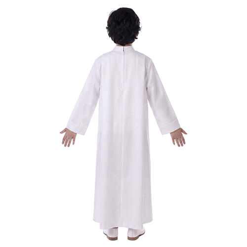 First communion dress with high collar in polyester flared 6