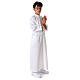 First communion dress with high collar in polyester flared s4