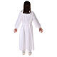 First communion dress with high collar in polyester flared s12