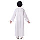 First communion dress with high collar in polyester flared s6