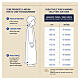 Alva Primeira Comunhão poliéster duas pregas capuz falso s3