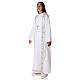 Polyester first communion alb with trimmed scapular s4