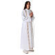 Polyester first communion alb with trimmed scapular s8