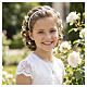 First communion hairband simple model for First Communion dress s1