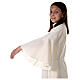 First Communion alb ivory with white embroidery girl s4