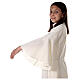 First Communion alb ivory with white embroidery girl s5