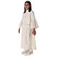First Communion alb ivory with white embroidery girl s8