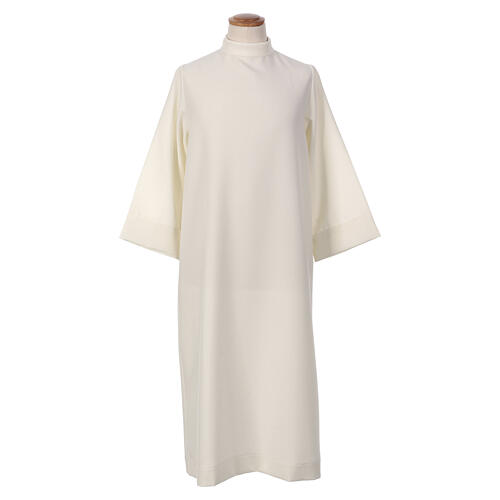 Agreman ivory Scapular Communion habit with CocoCler gold host embroidery 7
