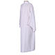 First Communion alb with floral ruffle s3