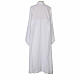 First Communion alb with floral ruffle s6