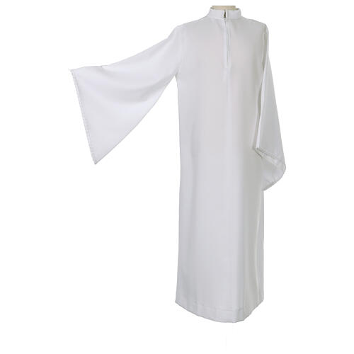 Vestido Primera Comunión con volante flores 3