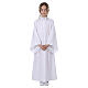 First Communion Dress with Floral Ruffle s1