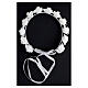 First Communion crown for girl with roses and internal comb, 9 in s3
