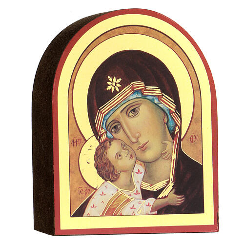 Kit rosario e icono Virgen Ternura 2