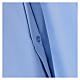 Camisa Clergyman manga longa misto algodão azul claro In Primis s4