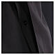 Camisa Colarinho Clergy manga curta misto algodão preto In Primis s4