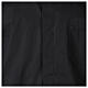 Camisa de sacerdote preta manga comprida linha In Primis tecido elástico 97% algodão e 3% Lycra s2