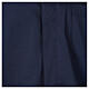 Camisa de sacerdote azul manga comprida linha In Primis tecido elástico 97% algodão e 3% Lycra s2