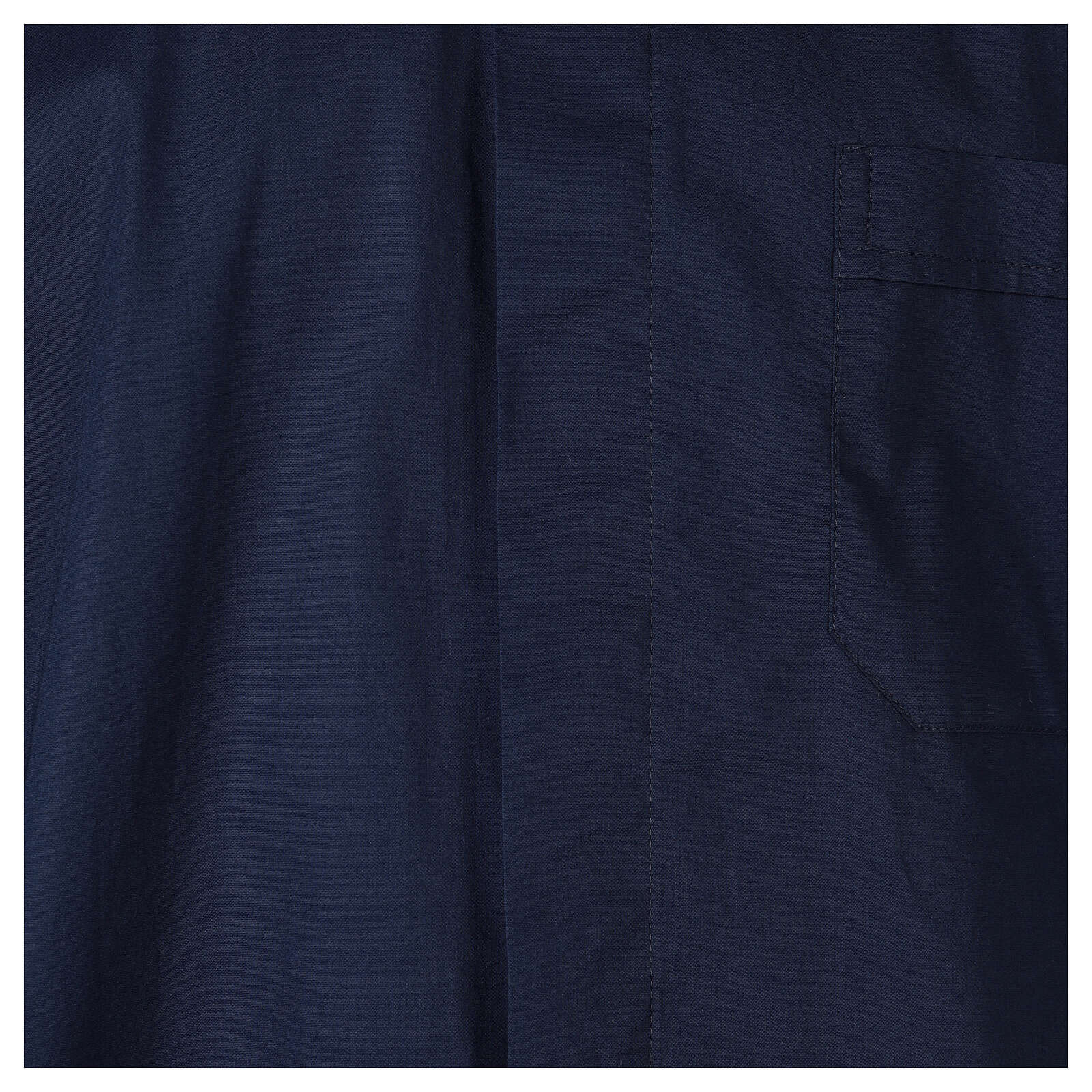 Clergy shirt In Primis stretch cotton short sleeve navy blue | online ...