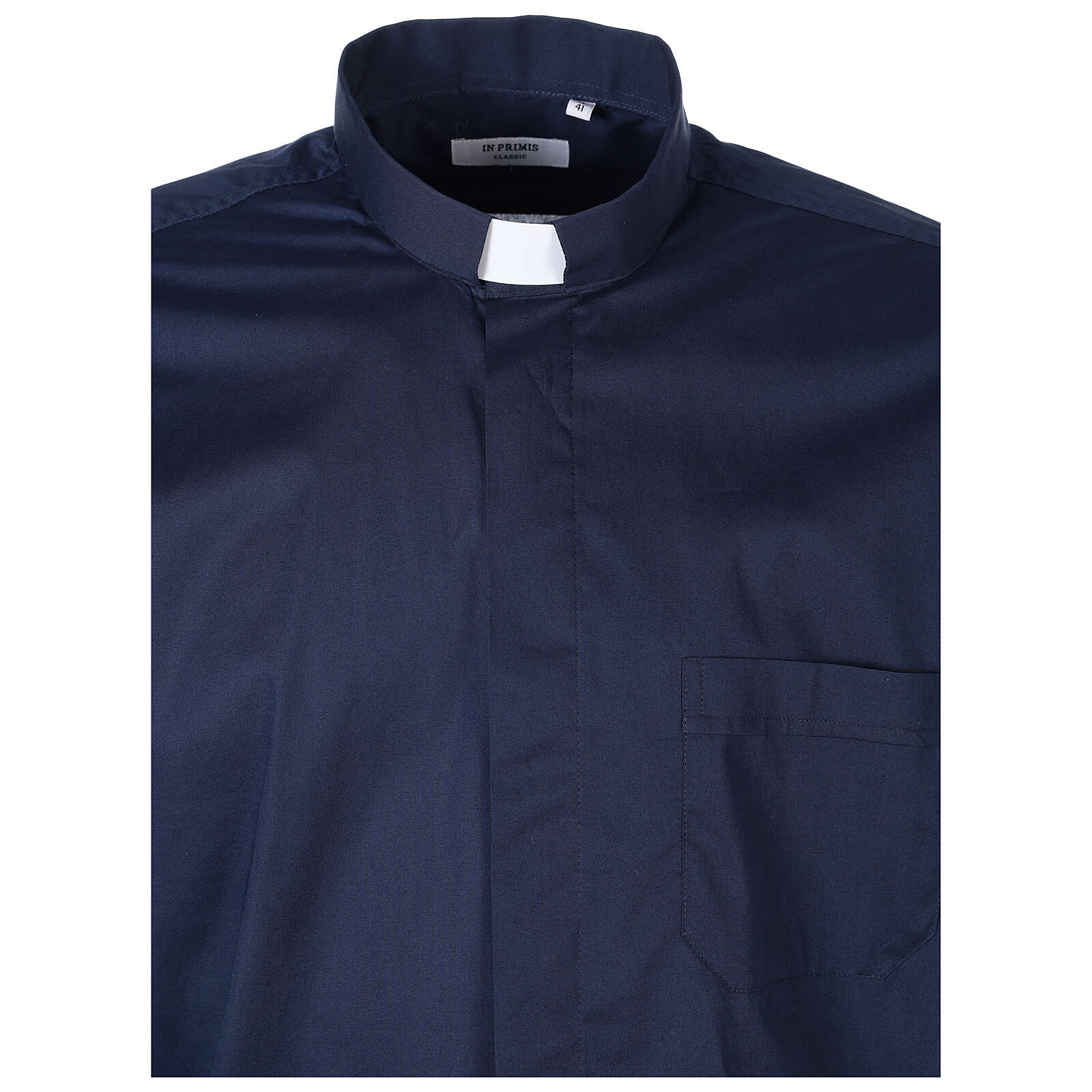 short sleeve navy blue shirt