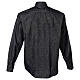 Long-sleeved clergy shirt, dark blue denim Cococler s4
