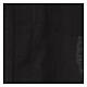Camisa de sacerdote preta mistura de linho manga curta CocoCler s2
