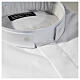Camisa branca lisa CocoCler colarinho romano manga comprida algodão s2