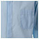 Camicia azzurra collo romano cotone manica lunga Coco Cler  s2