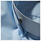Camisa azul claro colarinho romano algodão manga comprida CocoCler s5