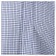 Camisa cuadro mangas largas mixto algodón CocoCler cuello clergy s2