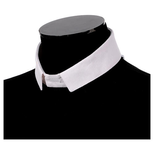 Double collar of classic linen blend by CocoCler 3