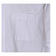 In Primis white shirt Clergy collar long sleeve cotton blend, plus size s3